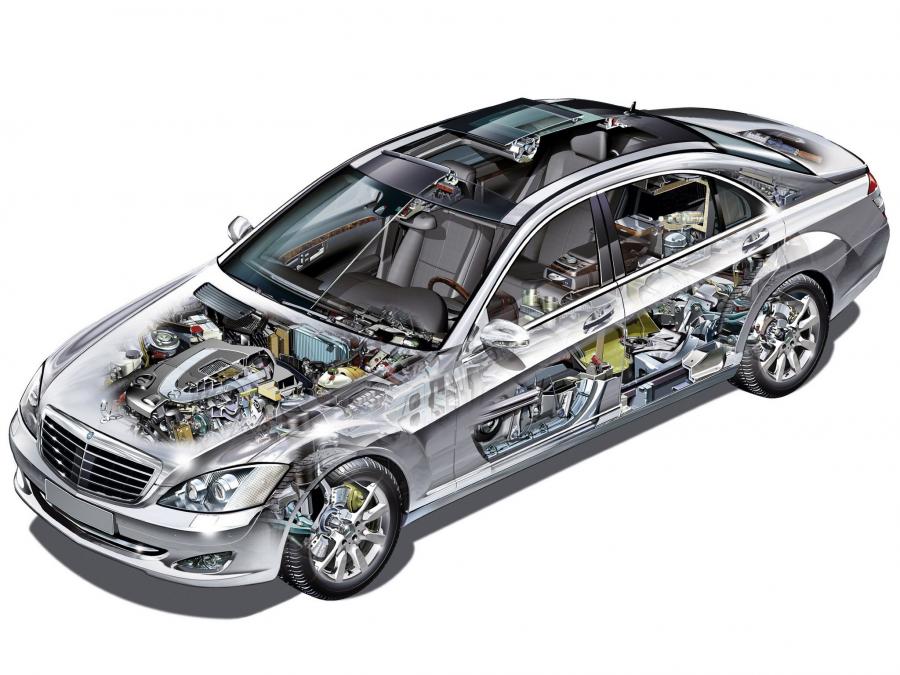 Схема Mercedes-Benz S500 (W221) 2005 года  (фото 9 из 31)